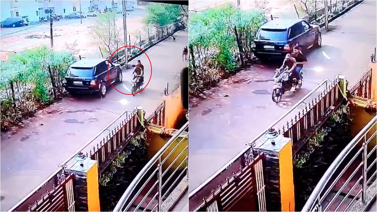 BJP पार्षद की कार पर फायरिंग: बाइक सवार बदमाशों ने दिन दहाड़े वारदात को दिया अंजाम, CCTV फुटेज देख परिजन रह गए सन्न