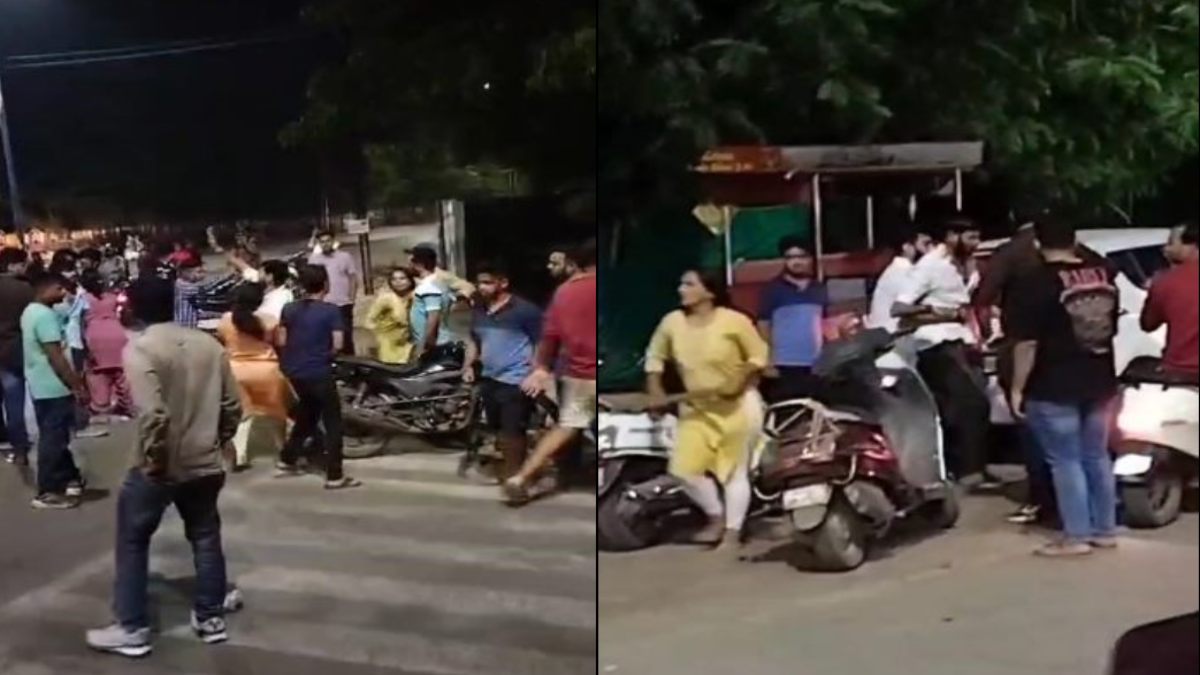 दो रेस्टोरेंट संचालकों में विवाद: जमकर चले लात-घूंसे और बेल्ट, एक घायल, VIDEO वायरल