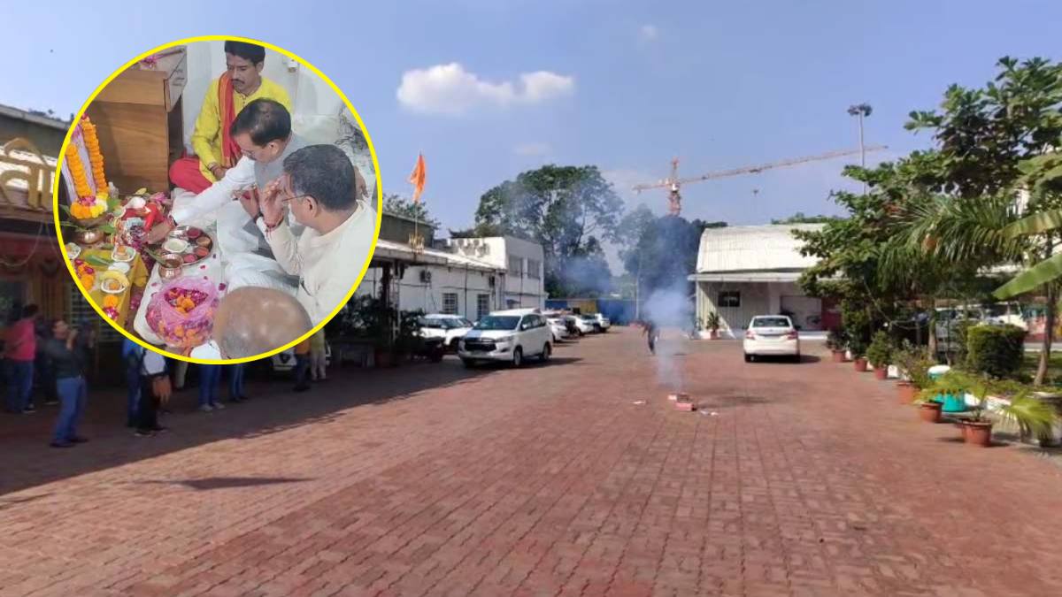 MP में धनतेरस की धूम: बीजेपी कार्यालय में की पूजा, नेताओं ने फोड़े पटाखे, दिवाली की दी बधाई, वीडी शर्मा ने बजरंग दल के पोस्टर को बताया सही
