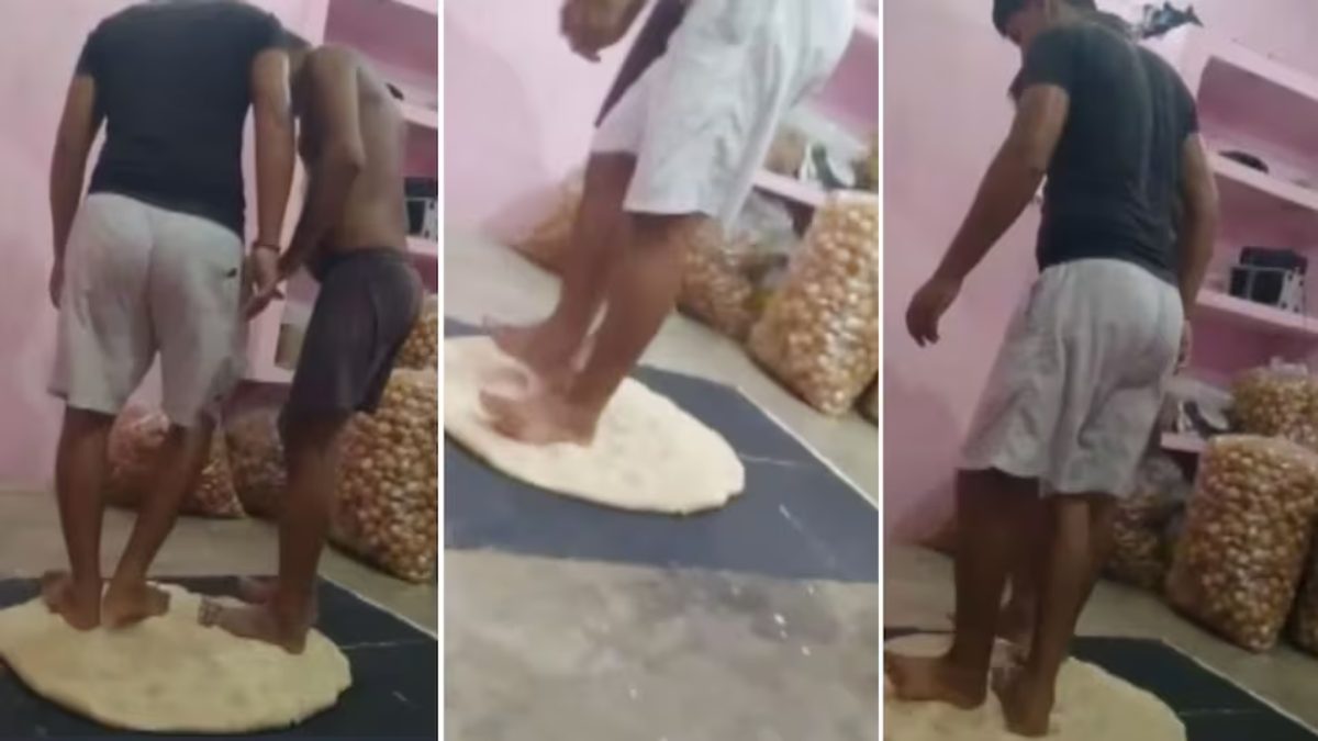 रोटी में ‘पेशाब कांड’ के बाद अब आया पैरों से आाटा गूंथा वाला वीडियो, गोलगप्पा बनाने में हार्पिक और यूरिया का भी किया इस्तेमाल