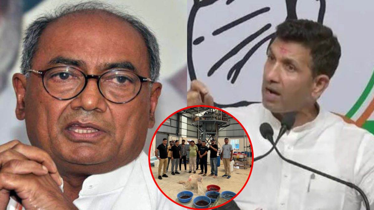भोपाल ड्रग्स मामले में कांग्रेस की PC: पीसीसी चीफ बोले- भाजपा से जुड़े तार, दिग्विजय ने गुजरात पुलिस और NCB को दी बधाई, एमपी पुलिस पर उठाए सवाल