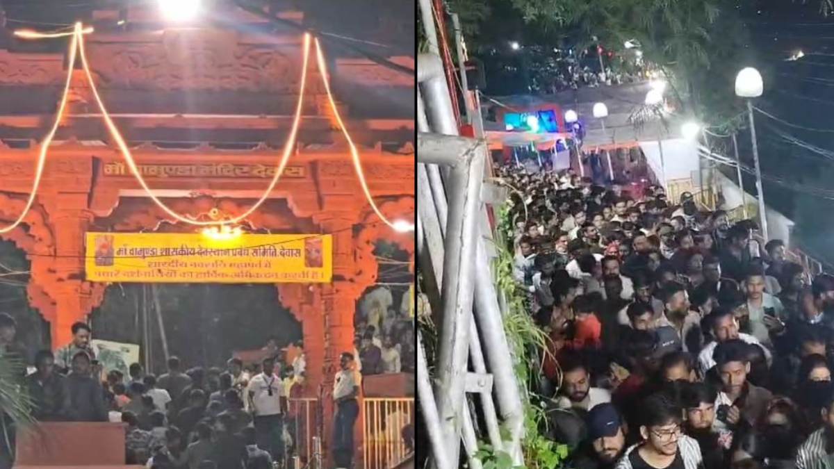 Shardiya Navratri 2024: देवास माता टेकरी पर उमड़ा श्रद्धालुओं का जनसैलाब, पुलिस प्रशासन अलर्ट