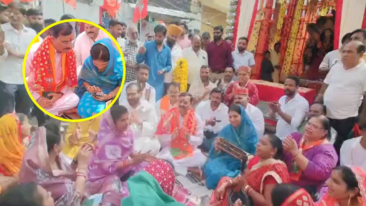 MP में बीजेपी का महासदस्यता अभियान: VD शर्मा ने भजन मंडली, दुर्गा उत्सव समितियों की बहनों को दिलाई सदस्यता, कही ये बात