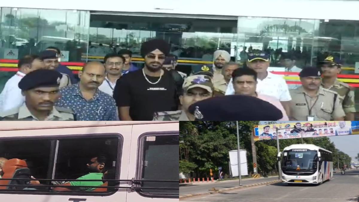 IND Vs BAN T20 Match: ग्वालियर पहुंची भारत-बांग्लादेश की टीम, कड़ी सुरक्षा के बीच होटल के लिए रवाना
