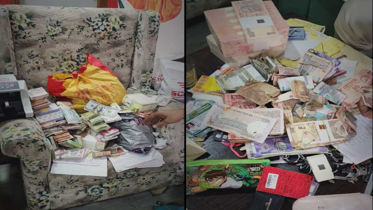 जूनियर ऑडिटर के घर पर छापा: 90 करोड़ की काली कमाई का खुलासा, 4 लग्जरी कारें, डायमंड, ज्वेलरी और कैश बरामद, रुपए गिनने के लिए मंगाई गई मशीन