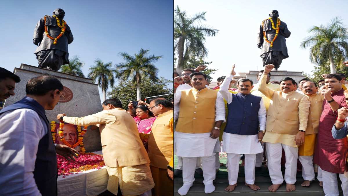 Sardar Vallabhbhai Patel Birth Anniversary: सीएम डॉ मोहन ने सरदार पटेल की प्रतिमा पर अर्पित की पुष्पांजलि, कहा- उनके प्रयासों से ही भारत का वर्तमान नक्शा कायम है