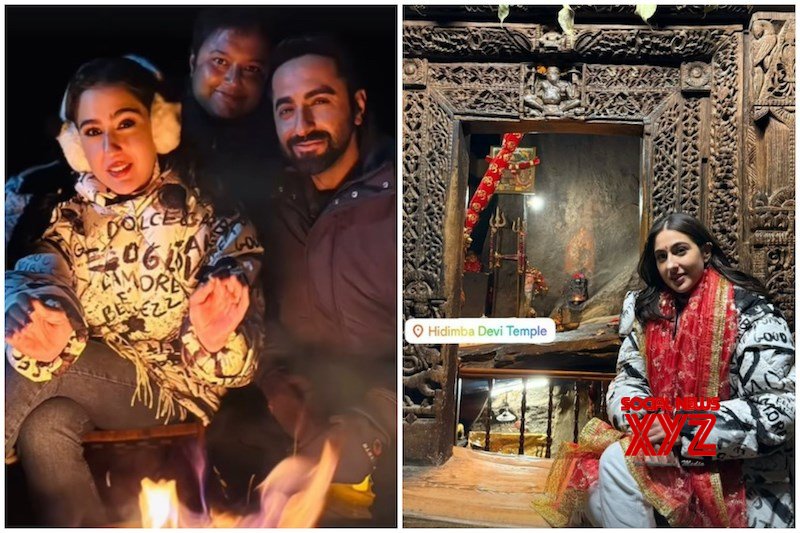 Ayushmann Khurrana और टीम के साथ हिडिम्बा मंदिर पहुंचीं Sara Ali Khan, नई फिल्म के लिए लिया आशीर्वाद …