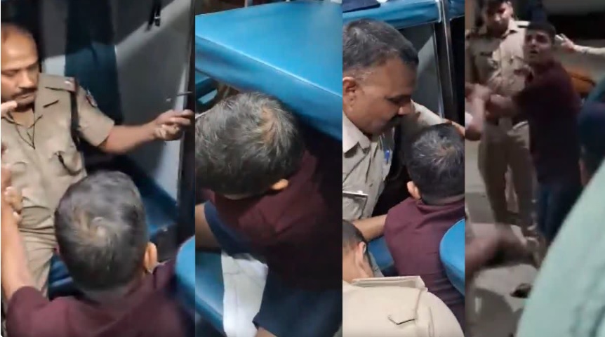 ट्रेन का AC हुआ खराब, यात्री ने की चेनपुलिंग… और फिर यात्री को ऐसे ले गई RPF, Video Viral