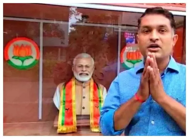 PM मोदी का मंदिर बनवाने वाले कार्यकर्ता ने छोड़ी भाजपा, कहा- वफादारों के साथ हो रहा अन्याय
