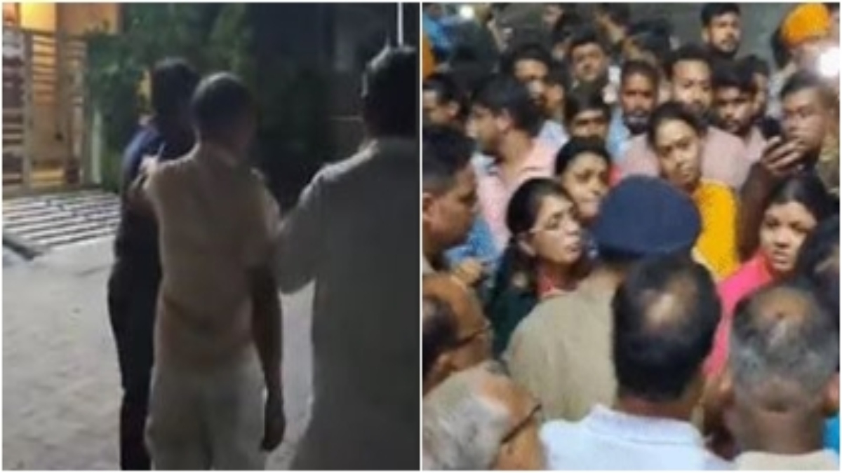 नगर निगम अधिकारी की बीच सड़क पिटाई: बच्चियों से छेड़खानी का आरोप, महिलाएं बोलीं- योग टीचर बताकर किया बैड टच 