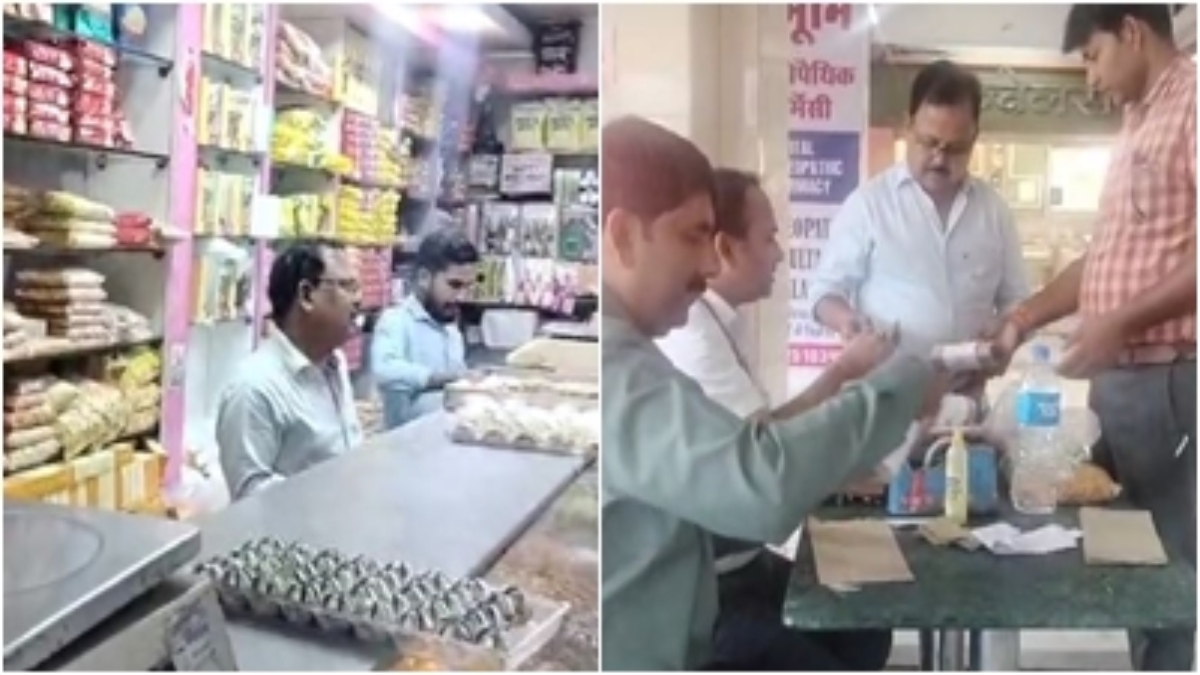 त्योहारी सीजन में खाद्य विभाग की ताबड़तोड़ कार्रवाई: कारखानों और कई दुकानों में मारा छापा, मावा-मिठाई और नमकीन के लिए सैंपल   