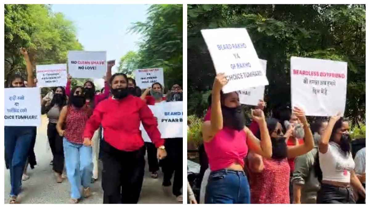 ‘बीयर्डलेस बॉयफ्रेंड’ की तमन्ना अब हमारे दिल में है…’, लड़कियों ने लगाए दाढ़ी रखो या गर्लफ्रेंड रखो के नारे, अनोखी रैली का Video वायरल