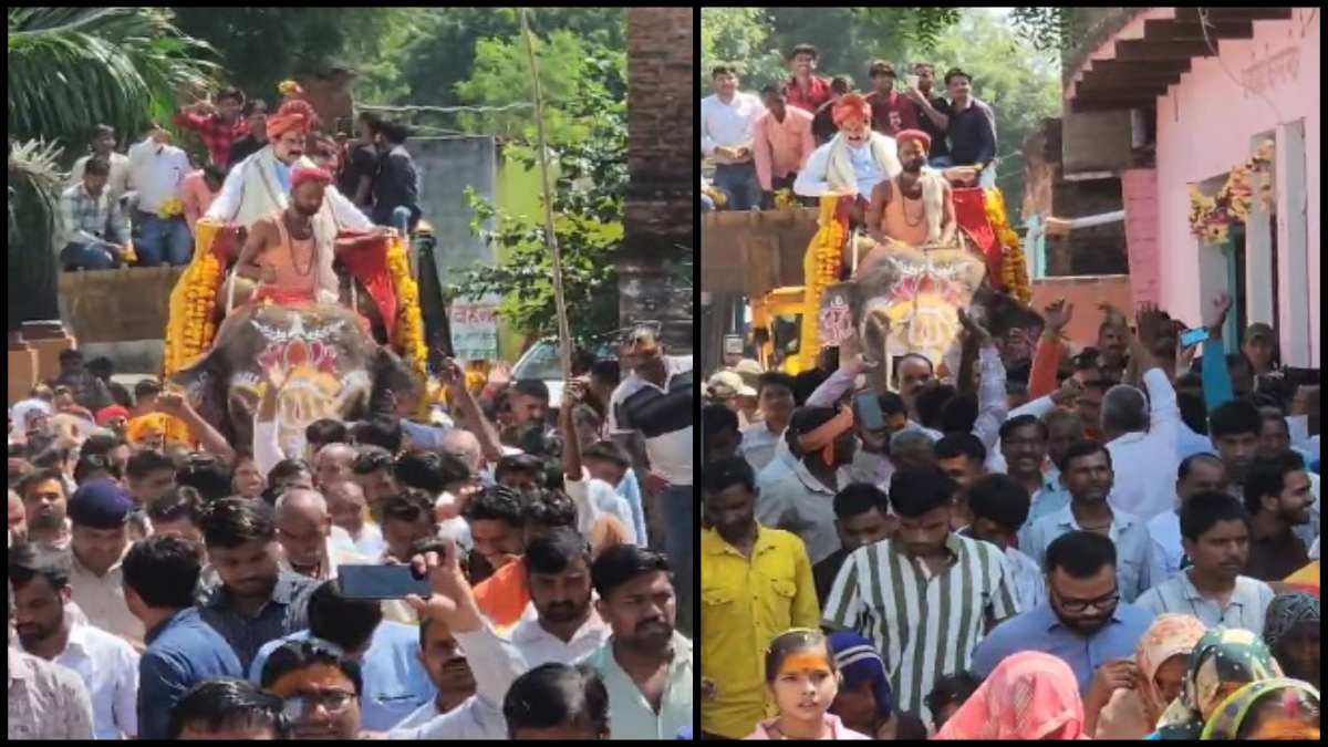 हाथी पर बैठकर गांव का भ्रमण करने निकले पूर्व गृहमंत्री, डॉ. नरोत्तम मिश्रा का अनोखा अंदाज देखकर हर कोई हुआ हैरान, Video