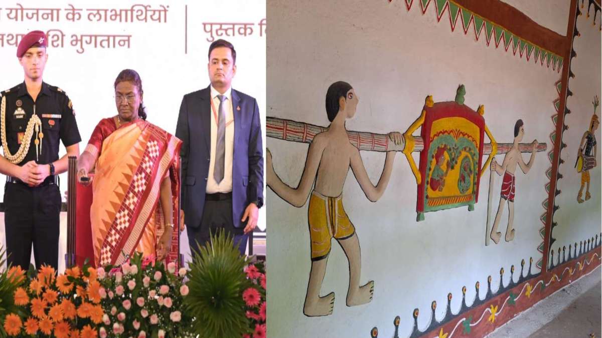 राष्ट्रपति द्रौपदी मुर्मू ने पुरखौती मुक्तांगन में सरगुजा प्रखंड का किया लोकार्पण, आदिवासी संस्कृति की दिखेगी झलक