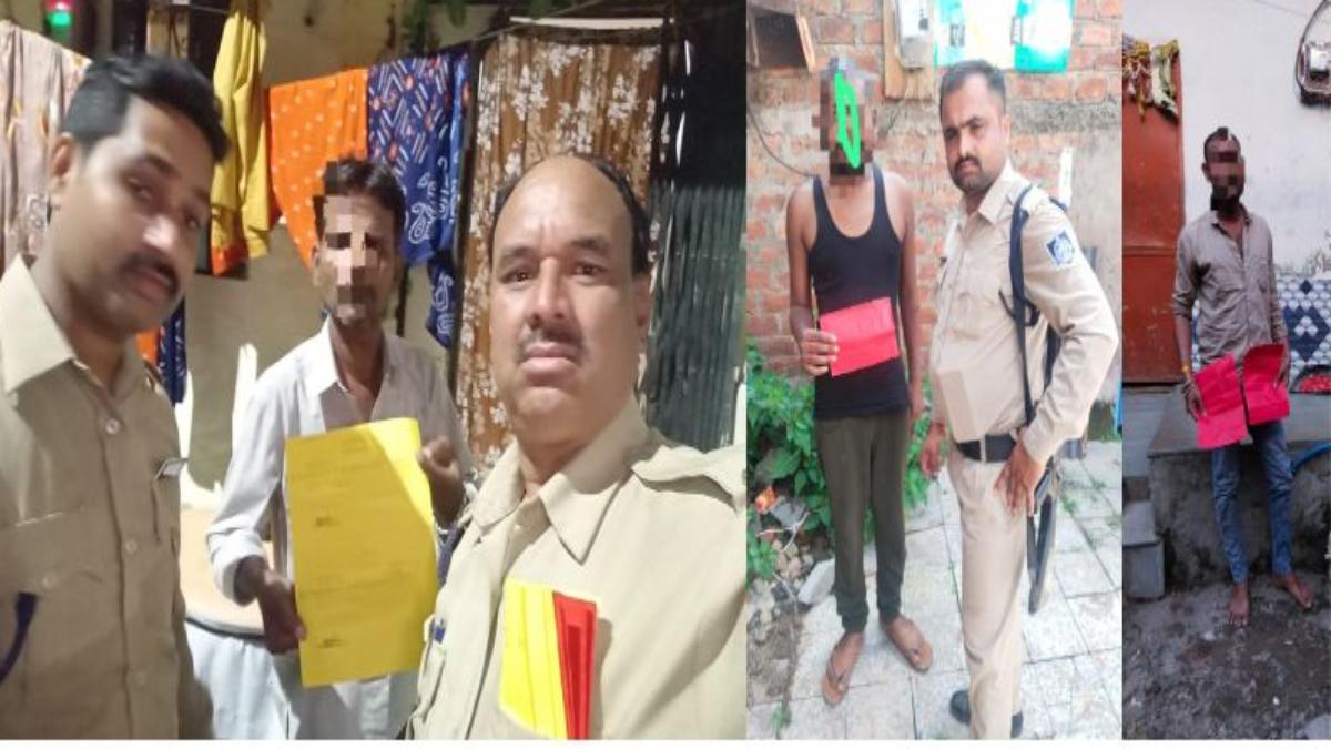 इस शहर में अपराध करने वाले जाने जाएंगे रंग सेः पुलिस ने आपराधियों को बांटे रेड और पीले कार्ड