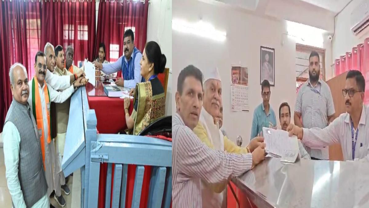 उपचुनाव में किसके सिर सजेगा ताज? कांग्रेस और भाजपा प्रत्याशी ने भरा नामांकन, मौजूद रहे कई दिग्गज