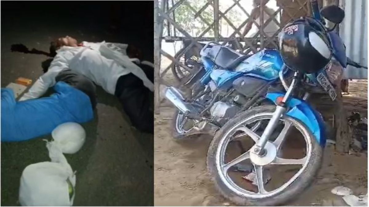 सड़क दुर्घटना में एक मौत, एक घायलः बिजली कंपनी के ठेकेदार की लापरवाही के कारण हुआ बड़ा हादसा, सड़क किनारे रखे खंभों से टकराई बाइक