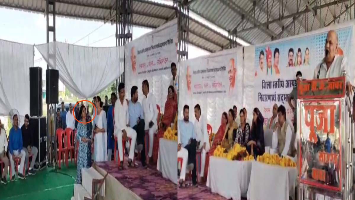 एक्शन में राजस्व मंत्री करण सिंह वर्मा, मंच से महिला नायब तहसीलदार को किया निलंबित, जानिए क्या है पूरा मामला