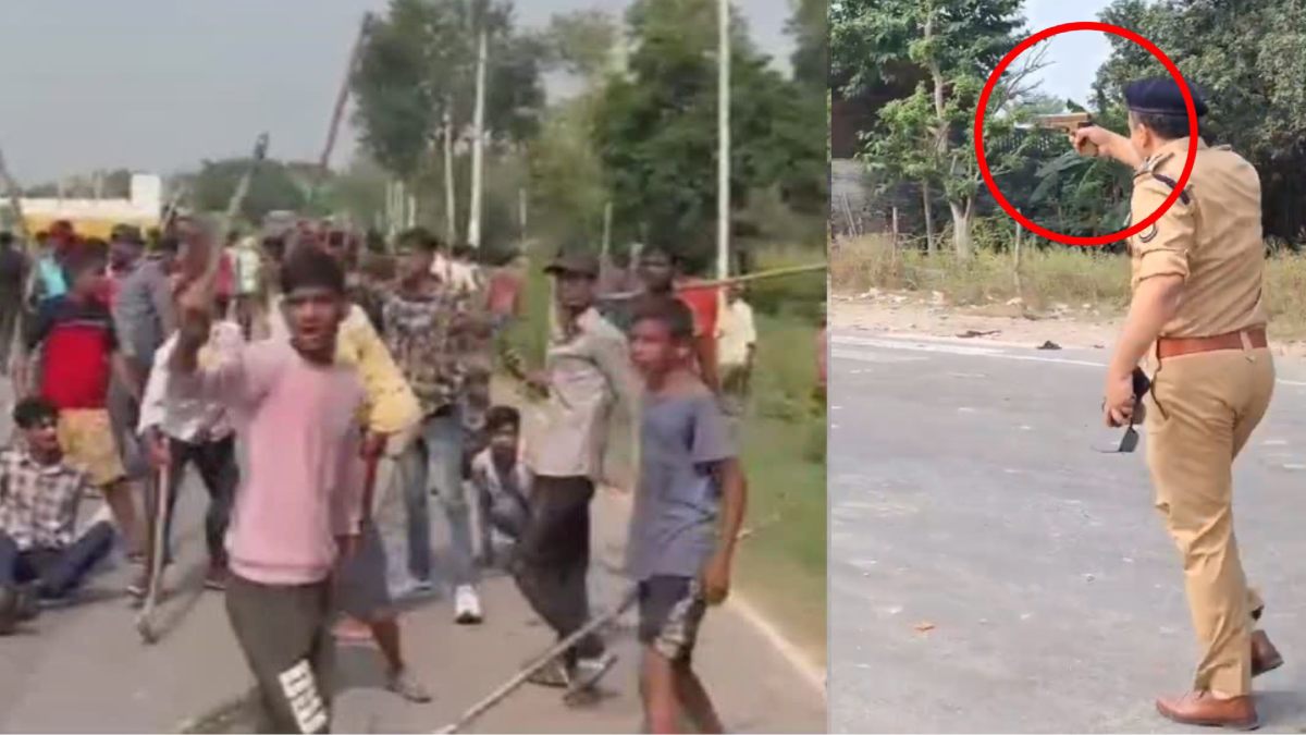 बहराइच में स्थिति आउट ऑफ कंट्रोल! शव को चारपाई पर लेकर निकल पड़ी भीड़, क्षेत्र में तनाव, हाथ में रिवॉल्वर लेकर सड़क पर उतरे ADG, देखें Video