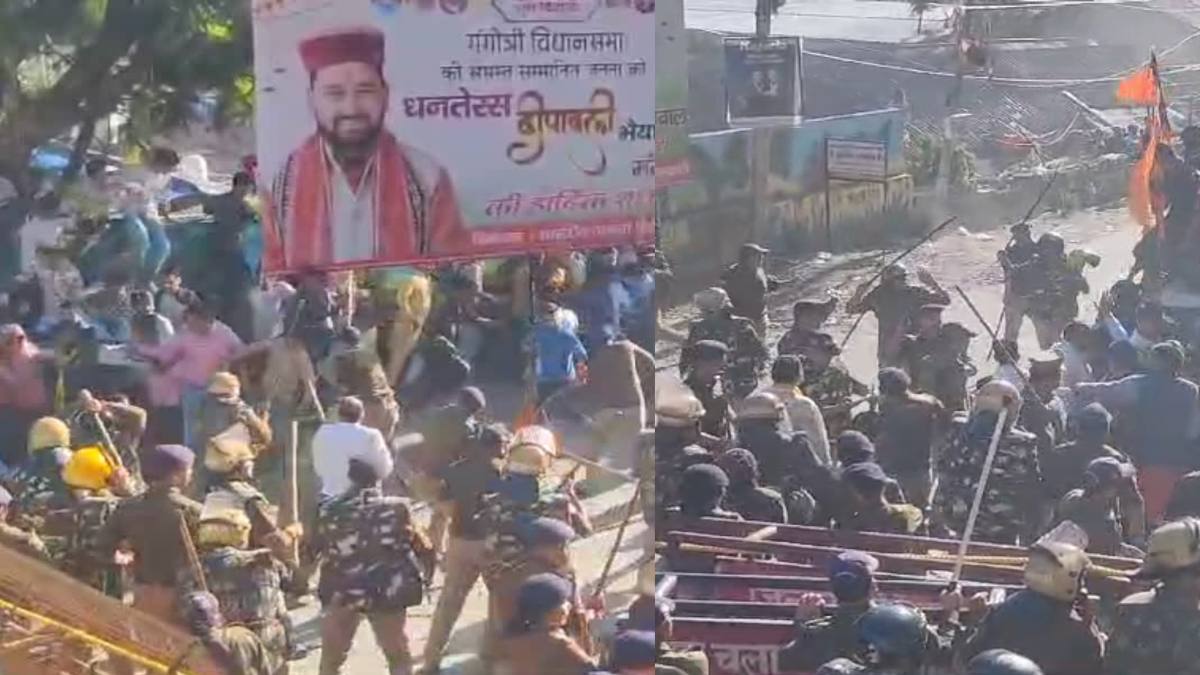 उत्तरकाशी में पुलिस पर पथराव, मस्जिद को लेकर हुआ बवाल, पुलिसकर्मियों को करना पड़ा लाठीचार्ज