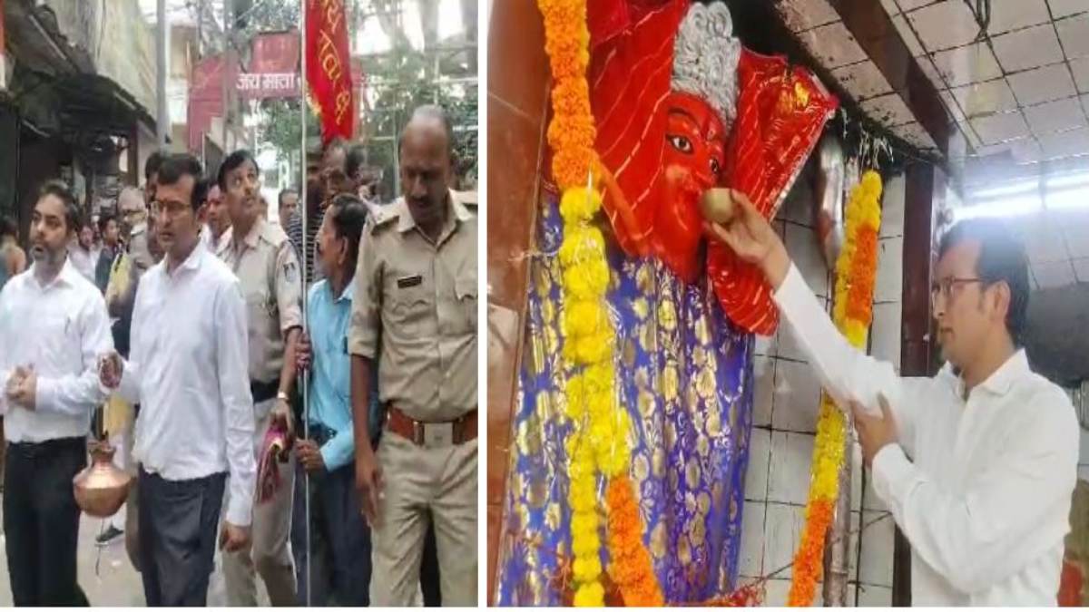 नवरात्रि की महाअष्टमीः उज्जैन में माता महामाया और देवी महालाया को लगाया मदिरा का भोग, राजा विक्रमादित्य के काल से चली आ रही परंपरा, कलेक्टर ने निभाई रस्म
