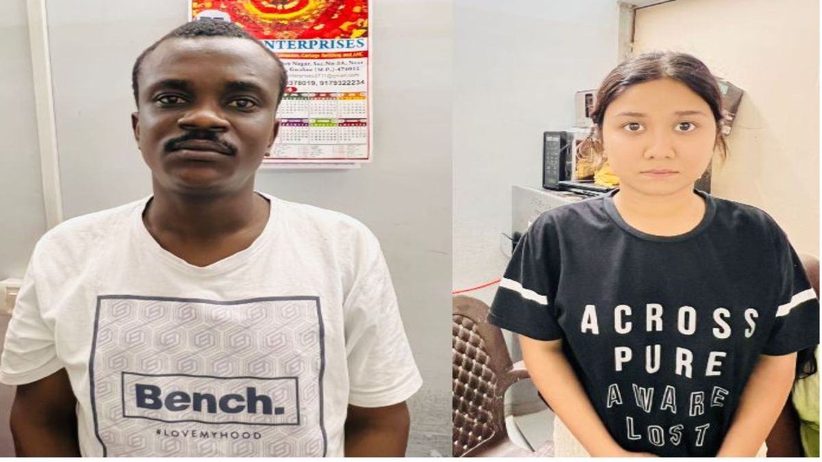 दिल्ली में बैठे तंजानिया का नागरिक भारतीय महिला मित्र के साथ गिरफ्तारः MP के दवा व्यापारी से ठगे थे 49 लाख
