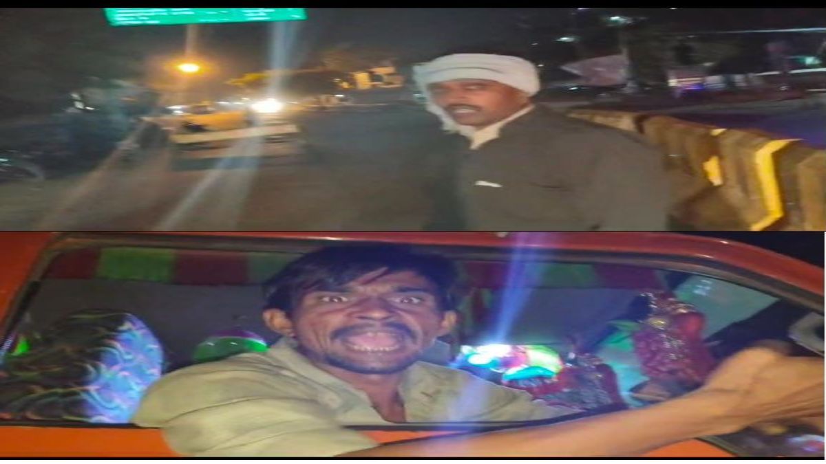पुलिस की अवैध वसूली का वीडियो: ट्रक चालक ने दो आरक्षकों पर पैसे मांगने और मारपीट का लगाया आरोप