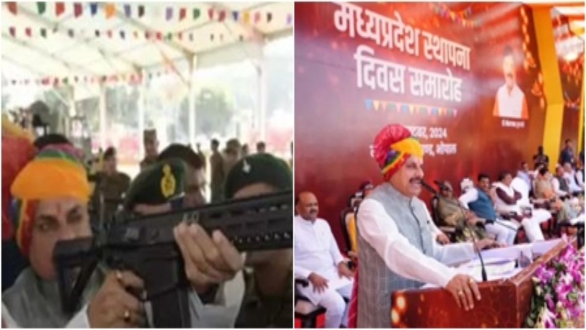 MP Foundation Day: राज्य उत्सव के शुभारंभ पर CM मोहन का दिखा अलग अंदाज, राइफल से साधा निशाना, सेना की देखी प्रदर्शनी 