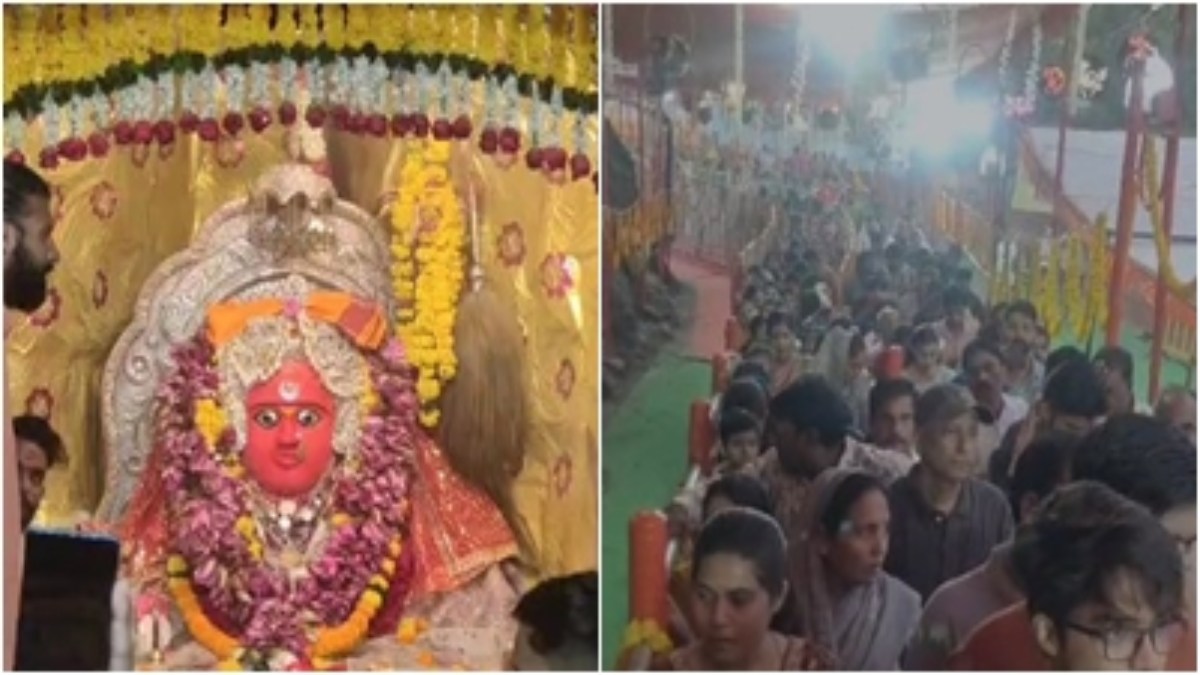 Dewas Mata Temple: नवरात्रि के पहले ही दिन माता टेकरी पर भक्तों का लगा तांता, प्रशासन ने की सुरक्षा की समुचित व्यवस्था