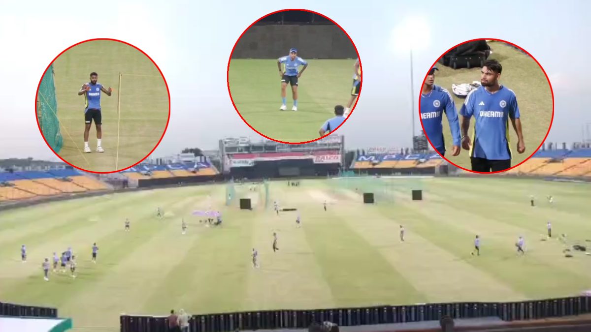 IND VS BAN T20 MATCH: भारतीय टीम ने नेट प्रैक्टिस में बहाया पसीना, कप्तान सूर्यकुमार और रिंकू सिंह लंबे-लंबे शॉट मारते आए नजर, हार्दिक और अर्शदीप ने किए कई वेरिएशन