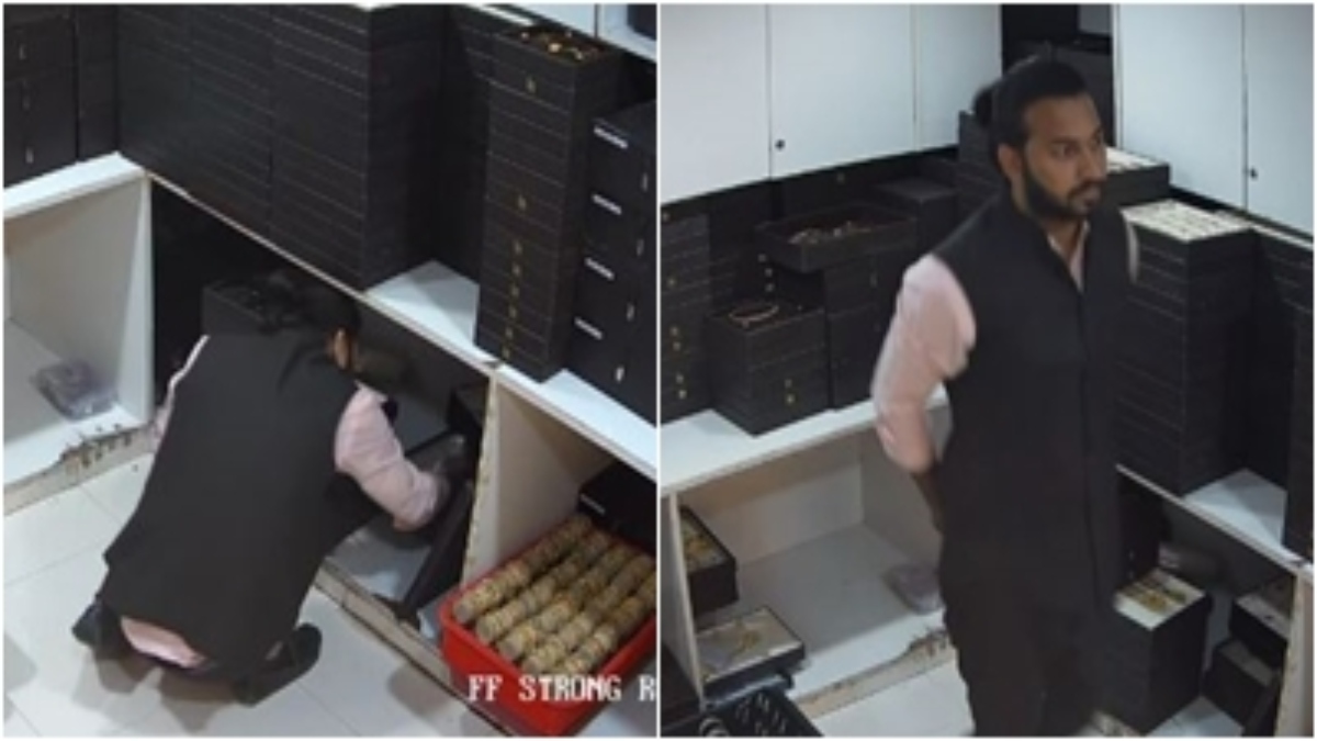 ज्वेलरी शोरूम से 25 तोला सोना चोरी: सेक्शन इंचार्ज​​​​​​​ ही निकला चोर, CCTV में कैद हुई करतूत  