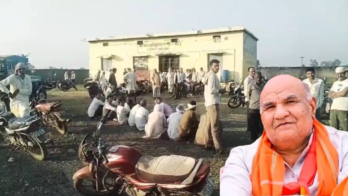 मंत्रीजी के क्षेत्र में खाद की किल्लत: एक बोरी यूरिया के लिए जूझ रहे किसान, सोसायटियों में करना पड़ रहा रतजगा