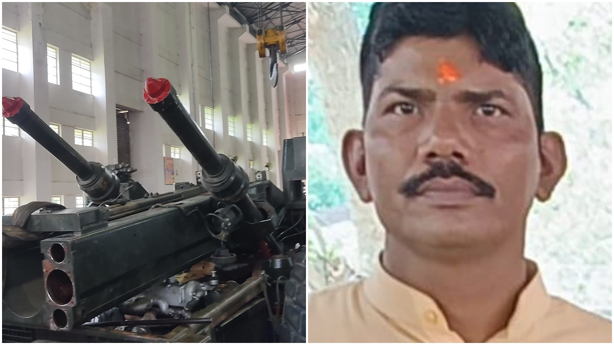आर्मी बेस वर्कशॉप में बड़ा हादसा: तोप की रिपेयरिंग के दौरान कर्मचारी के ऊपर गिरा हैवी क्रैडल, मौत, कर्मचारियों ने बताई वर्क लोड वजह 