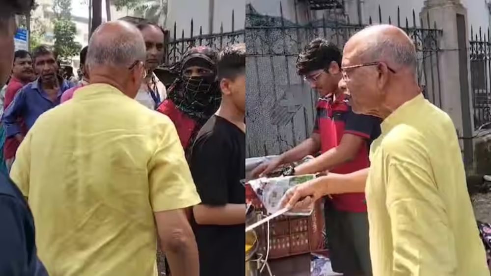 मुस्लिम महिला ने ‘जय श्री राम’ नहीं बोला तो नहीं दिया खाना… मुंबई में टाटा हॉस्पिटल के बाहर खाने के लिए लाइन में खड़ी थी महिला, देखें वीडियो- Mumbai Muslim Woman Viral Video