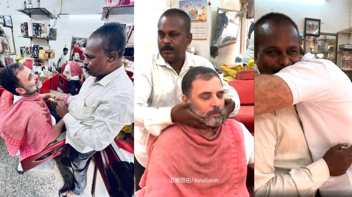Rahul Gandhi Salon Video: दिल्ली के एक सैलून में पहुंचे राहुल गांधी, बनवाई दाढ़ी, वीडियो शेयर कर लिखा- ‘कुछ नहीं बचता है’, ये शब्द आज हर गरीब-मिडिल क्लास की कहानी