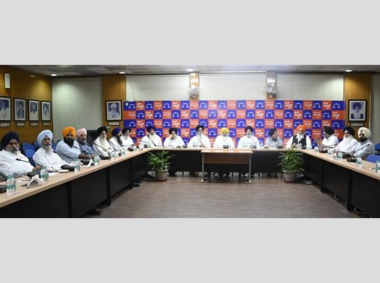 SAD कोर कमेटी की बैठक : जत्थेदार से करेंगे मुलाकात, धान की खरीद को लेकर दिया अल्टीमेटम