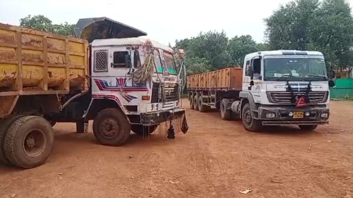 अवैध खनन माफियाओं पर प्रशासन सख्त: लाल मुरम से भरे 3 डंपर किए जब्त, 6 के खिलाफ मामला दर्ज