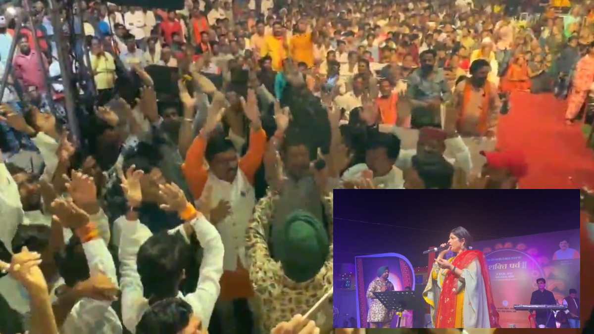 माता रानी का जगराता: देवी गीत पर जमकर थिरके मंत्री और सांसद, प्रसिद्ध गायिका कविता पौंडवाल ने दी शानदार प्रस्तुति