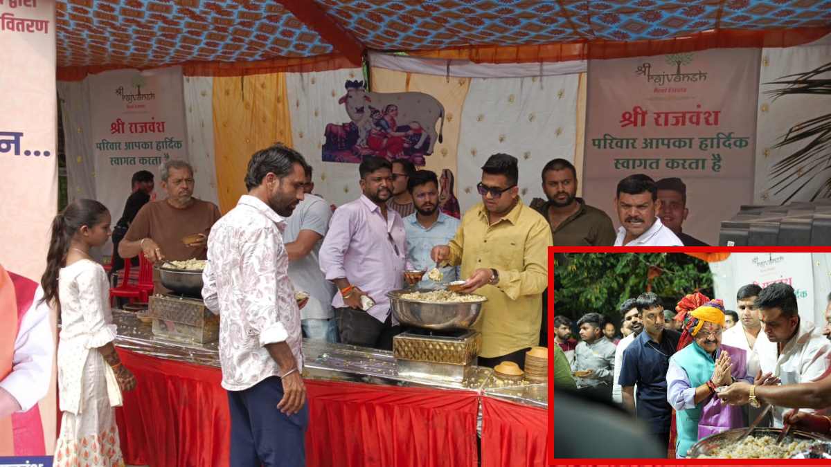 पहली बार चला 72 घंटों तक भव्य भंडारा: कैबिनेट मंत्री ने भक्तों को वितरण की प्रसादी, एक लाख से अधिक भक्तों ने ग्रहण किया प्रसाद