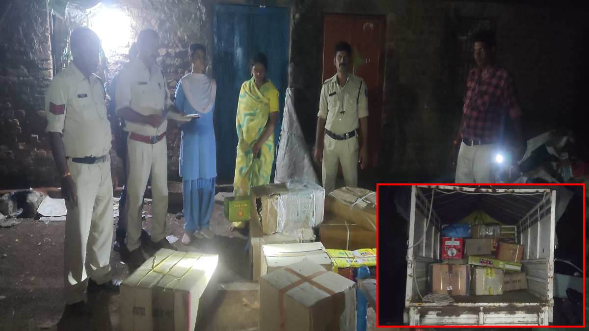 दिवाली से पहले पुलिस की बड़ी कार्रवाई: 52 कार्टून पटाखे के जब्त, दो आरोपी गिरफ्तार