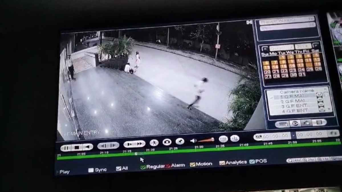 हथकड़ी खोल इंदौर अस्पताल से भागा उज्जैन का कैदीः घटना CCTV में कैद, दूसरी मंजिल में चल रहा था इलाज