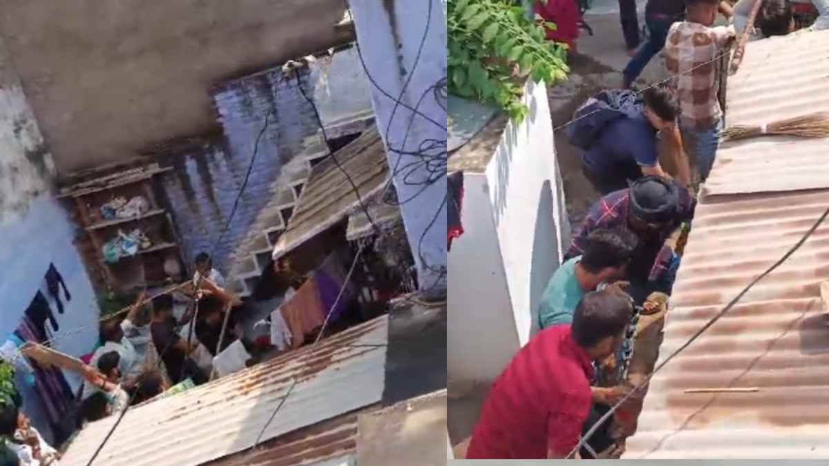 बस इस बात पर हो गया विवाद: दो परिवारों में जमकर चले लाठी डंडे, वीडियो हुआ वायरल