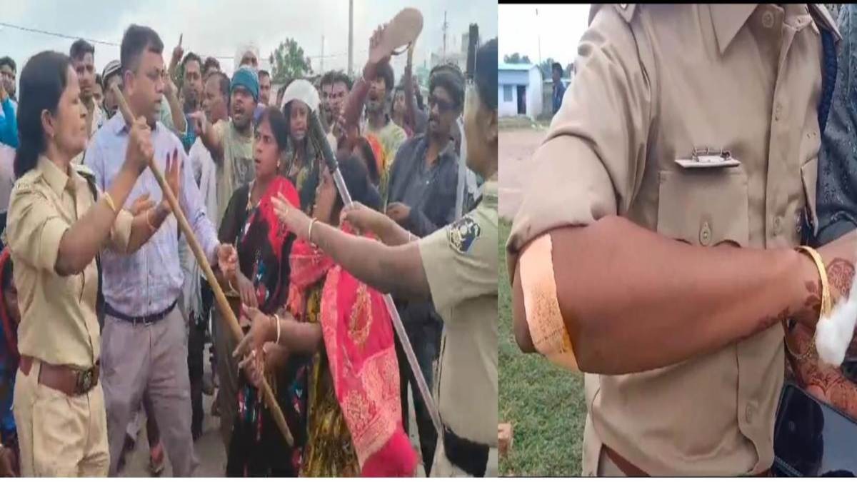 Balrampur Violence: भीड़ ने पुलिसकर्मियों पर किया पथराव, एडिशनल एसपी हुईं जख्मी, देखें Video …
