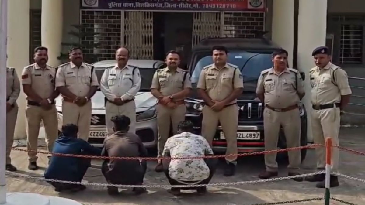 MP CRIME: 3 शातिर आरोपी चढ़े पुलिस के हत्थे, फिल्मी स्टाइल में की थी किडनैपिंग