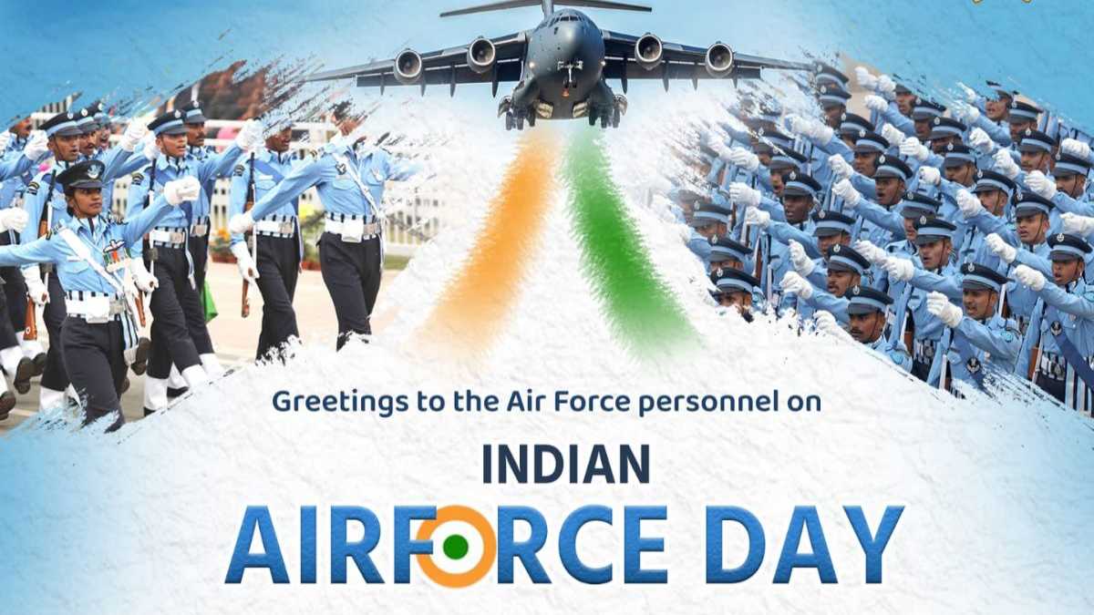 Indian Air Force Day : 92वां भारतीय वायु सेना दिवस मना रहा देश, जानिए कब हुई थी इसकी स्थापना …