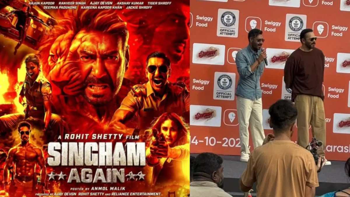 रिलीज से पहले Singham Again की टीम ने बनाया नया रिकॉर्ड, गिनीज वर्ल्ड रिकॉर्ड में दर्ज हुआ नाम …
