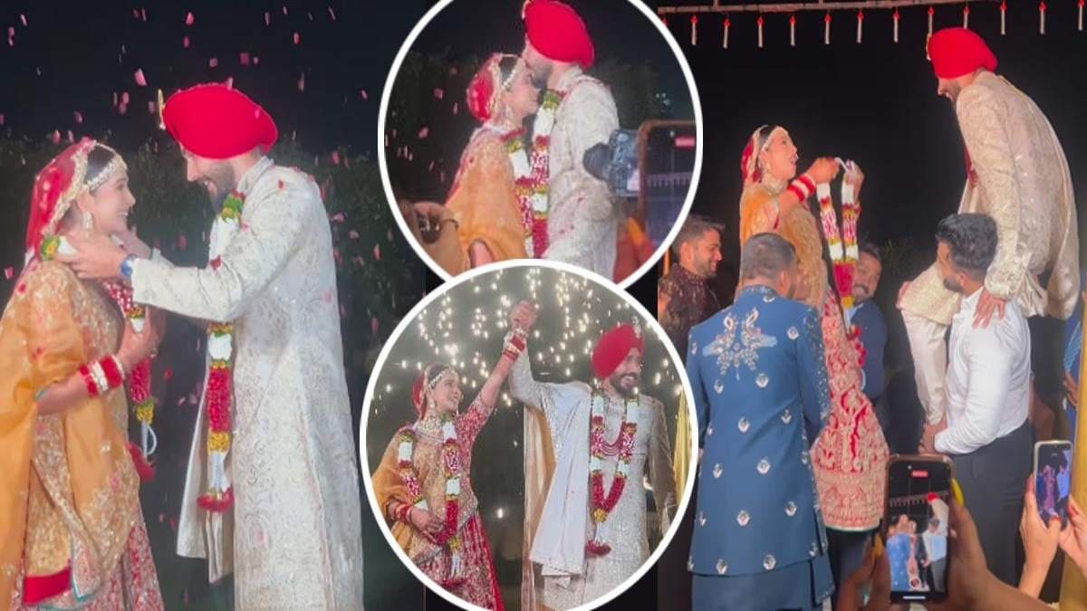 Fenil Umrigar ने लॉन्गटाइम बॉयफ्रेंड से की रचाई शादी, वायरल हो रहा वरमाला का वीडियो …