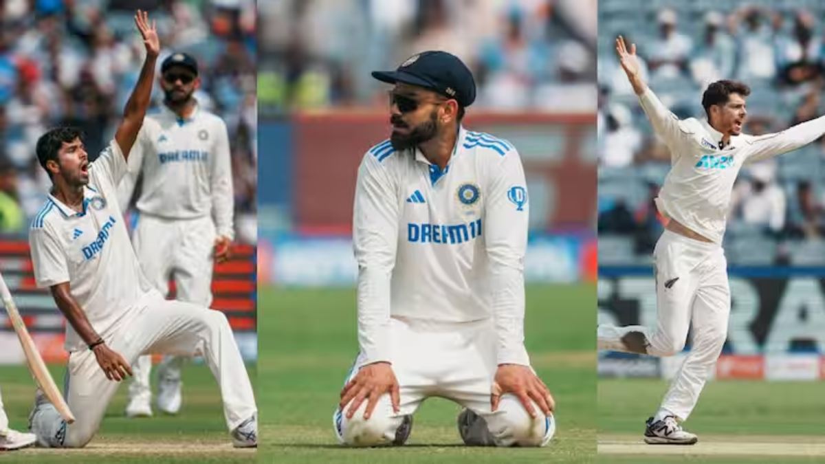 India vs New Zealand, Pune Test: न्यूजीलैंड ने रोका टीम इंडिया का विजयी रथ, पुणे टेस्ट में 113 रनों से दर्ज की जीत, सीरीज में 2-0 से बनाई अजेय बढ़त