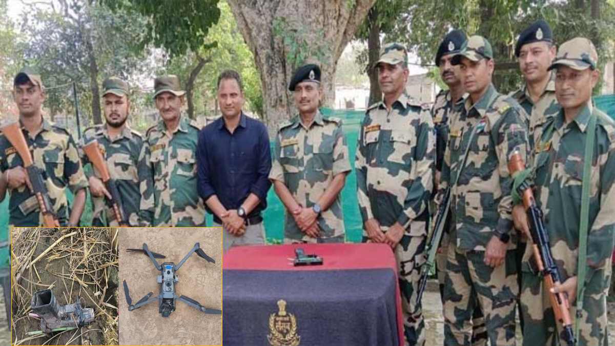 Punjab News: दिवाली पर सीमा पर BSF का सख्त पहरा, 5 ड्रोन, पिस्तौल और हेरोइन जब्त