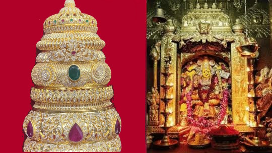 मां कनक दुर्गा को भेंट किया हीरा जड़ित सोने का मुकुट, मंदिर प्रशासन ने गुप्त रखा दानवीर भक्त का नाम…